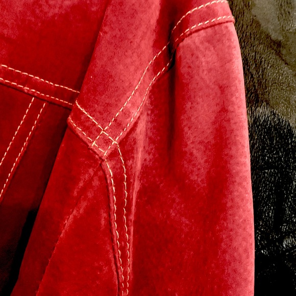 Red Leather Jacket - Picture 6 of 6